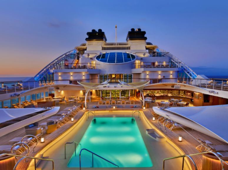 Seabourn Encore Deck Pool